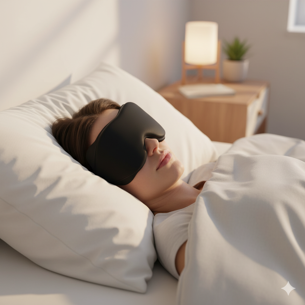 Premium Weighted 3D Sleep Eye Mask